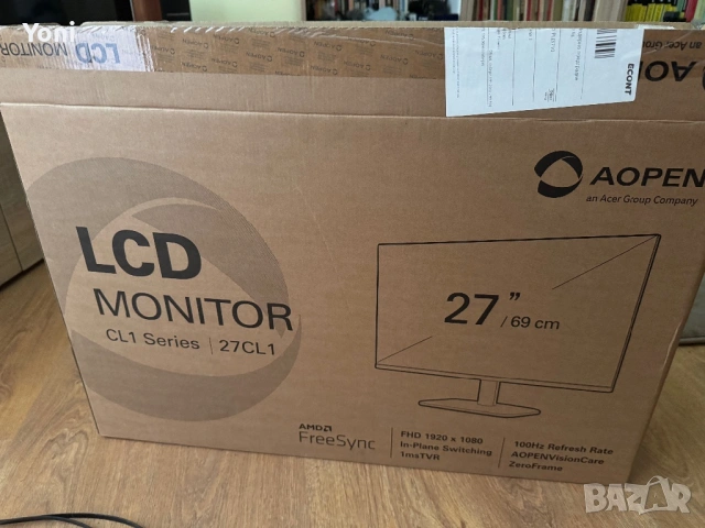 27" Монитор AOpen, снимка 2 - Монитори - 54902429