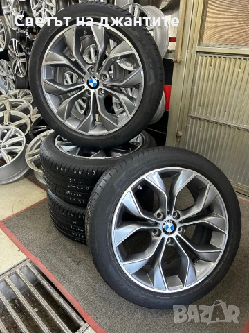 Джанти 19 цола 5x120 BMW F25 X3 F26 X4 Спорт Пакет с Гуми 245/45/19 и 275/40/19 Pirelli Original , снимка 2 - Гуми и джанти - 54429109