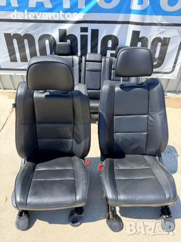 Кожен салон електрически с подгрев седалки кожени от Jeep Grand Cherokee WK2 3.6i двигател ERB, снимка 3 - Части - 55088343