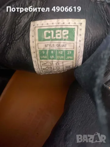 Маркови кожени кецове Clae Grant – № 42 (27 см) / Като нови, снимка 2 - Кецове - 55604904