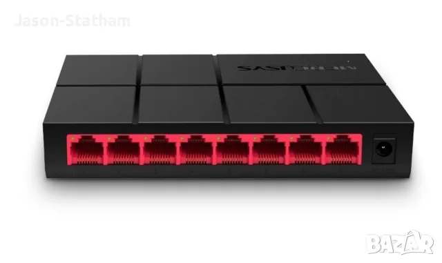 Гигабитов Суич Mercusys MS108G, 8-порта 10/100/1000Mbps, | MS108G, снимка 2 - Суичове - 55368399