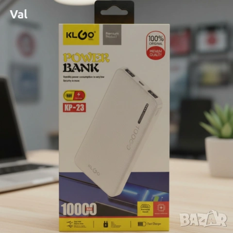 Powerbank Kl Go KP-23 10000 mAh – Бързо и сигурно зареждане за всички твои устройства, снимка 6 - Външни батерии - 54785777