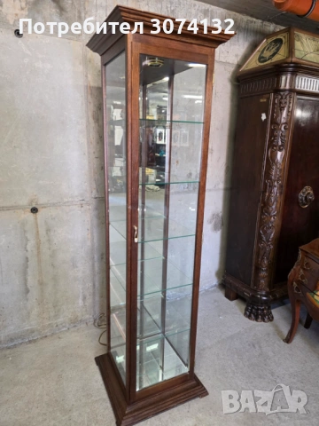 Кристалиера с осветление , снимка 3 - Секции и витрини - 54306147