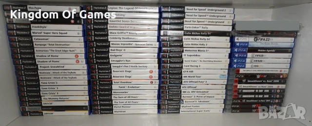 Лот от 664 Игри за PS1/PS2/PS3/PS4/PS5/Nintendo Switch/PS2 FAT Конзола с Кутия/3бр Мемори Карти, снимка 3 - Игри за PlayStation - 55224857