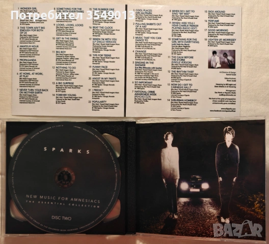 CD / ЦД компакт диск - Sparks - 2013 - Essential Collection [2 CD], снимка 4 - CD дискове - 54714089