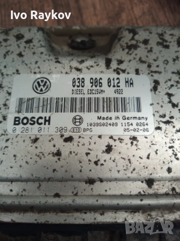  компютър , ECU , SKODA OCTAVIA 1.9 TDI ALH, 038906012HA, снимка 3 - Части - 54876886