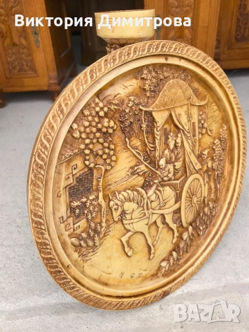 Азиатска маса резбована, снимка 15 - Антикварни и старинни предмети - 55044615