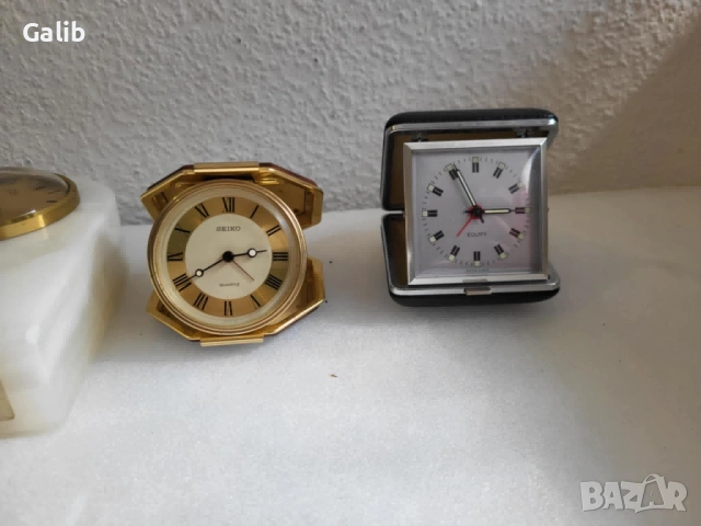 ВИНТИДЖ SEIKO КВАРЦОВ БУДИЛНИК ЗА ПЪТУВАНЕ QQ606E СГЪВАЕМ КОМПАКТЕН