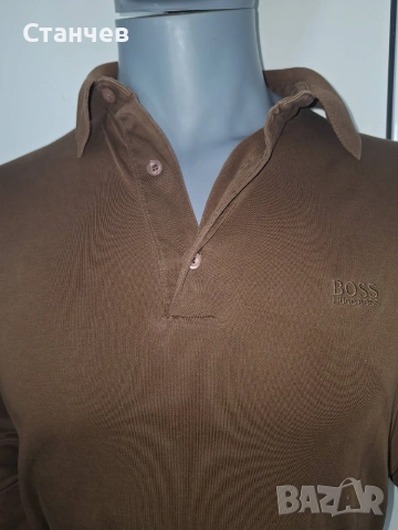 Мъжка маркова тениска с яка HUGO BOSS Parma (Размер L) – Като нова
