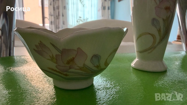 Японска вазичка и купичка, снимка 4 - Вази - 55037835