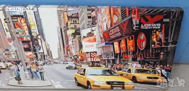 НАЙ ДОБРАТА ОФЕРТА Картина / Пано New York  140х45см., снимка 4 - Картини - 55533545