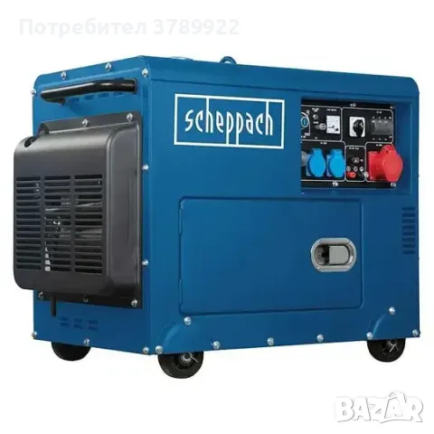Генератор Scheppach SG5200D, снимка 2 - Генератори - 55461175