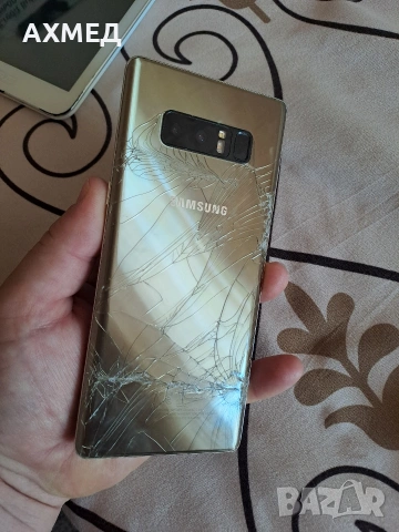 Смартфон Samsung Galaxy Note 8 (SM-N950F), 64GB, WQHD+(1440 x 2960), HDR 10, Dual SIM Златист, снимка 4 - Samsung - 54746232