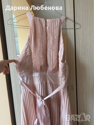 ASOS светлорозова рокля, снимка 7 - Рокли - 54392158