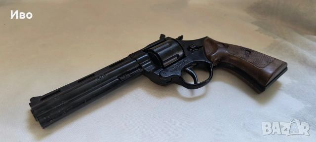 Колекционерски револвер с капси Colt Python (12 капси) – Рядък модел, МЕТАЛЕН, New Old Stock (NOS)