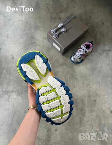 Balenciaga Track Sneaker "Silver/Multicolor" , снимка 3 - Маратонки - 54348713