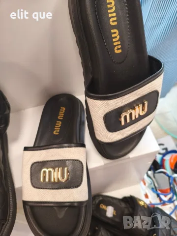 дамски чехли miu miu 