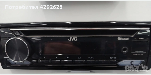 CD Player JVC модел KD-T922BT, снимка 2 - MP3 и MP4 плеъри - 54695652