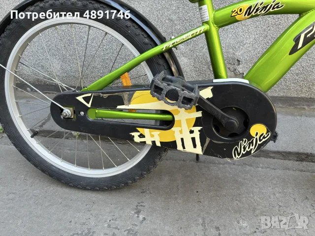 Детски велосипед Passati Ninja 20” – алуминиеви капли, калници, стойка, снимка 5 - Велосипеди - 55500187