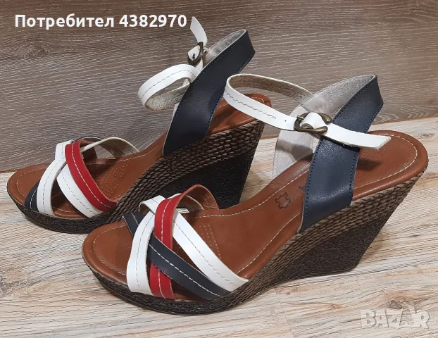 Дамски сандалети от естествена кожа , снимка 2 - Сандали - 55382318