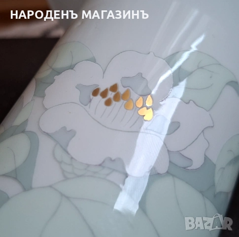 ROSENTHAL - Немски порцелан Дизайнерска ваза от Tapio Wirkkala цветя , снимка 8 - Други ценни предмети - 54733214