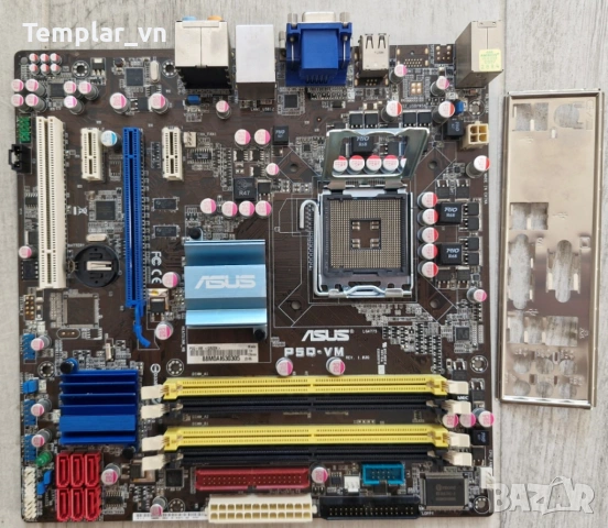 Asus P5Q VM socket 775 , integrated VGA, снимка 5 - Дънни платки - 45893978