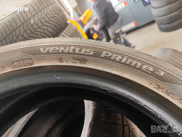 2бр.летни гуми 215/45/18 Hankook, снимка 3 - Гуми и джанти - 54453919