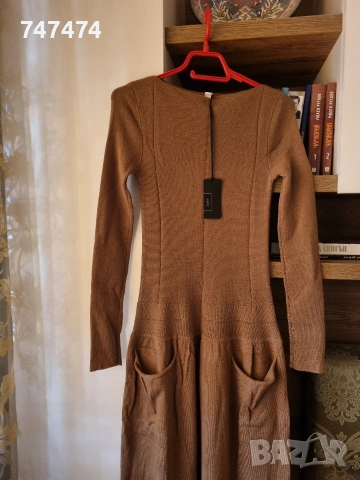 Нова рокля, 100% вълна, снимка 4 - Рокли - 54132495