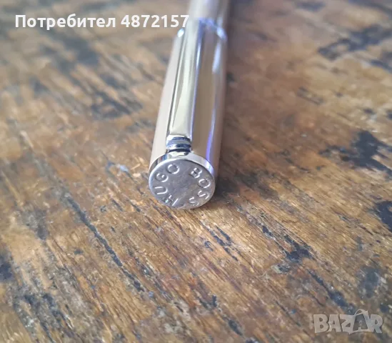 писалка HUGO BOSS Gear Camel метал с гланцов лак с цвят камила, снимка 10 - Ученически пособия, канцеларски материали - 55577805