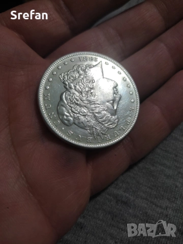 Американски сребърен долар , снимка 2 - Нумизматика и бонистика - 54160579