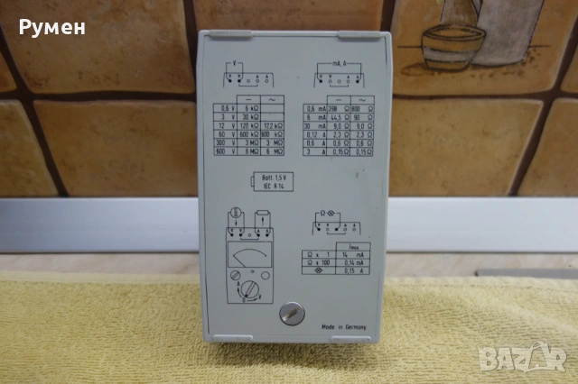 Мултицет   METRAVO 2 / Germany, снимка 6 - Друга електроника - 54006961