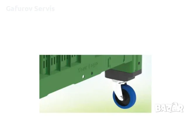 Пластмасов бокс палет Big Box PG 580B – 450 л, 1200 × 1000 мм, снимка 2 - Друго - 55516419
