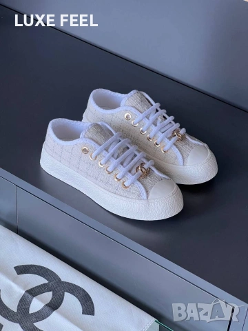 Chanel ⚜️Дамски Кецове , снимка 6 - Кецове - 54885516