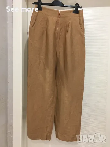 Scotch & Soda Raffia Town Дамски панталон в пясъчно кафяво S, снимка 3 - Панталони - 51334347