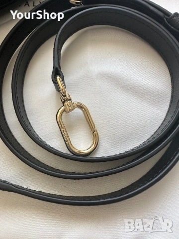 Дамска чанта Furla 1927 в черен цвят, снимка 6 - Чанти - 54061332