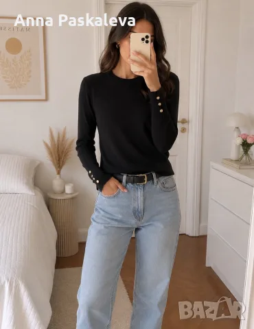 Блузка Zara черна