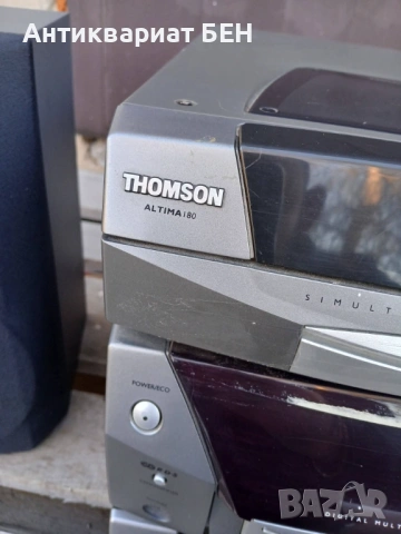 THOMSON система – 5 CD changer + AUX + оригинални колони., снимка 3 - Аудиосистеми - 54152336