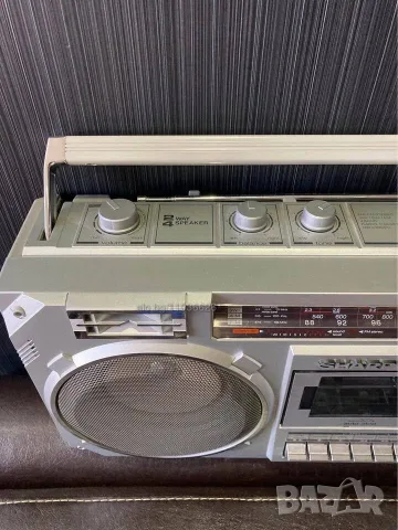 SHARP GF-7474Z VINTAGE RETRO BOOMBOX радио касетофон, снимка 6 - Радиокасетофони, транзистори - 55499370