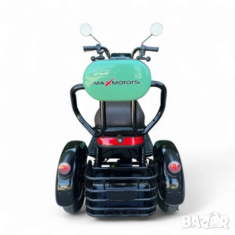 Нова Мощна Електрическа Триколка Max Motors Grand Pudding 2000W / 60V 25Ah, снимка 3 - Инвалидни скутери - 55503715