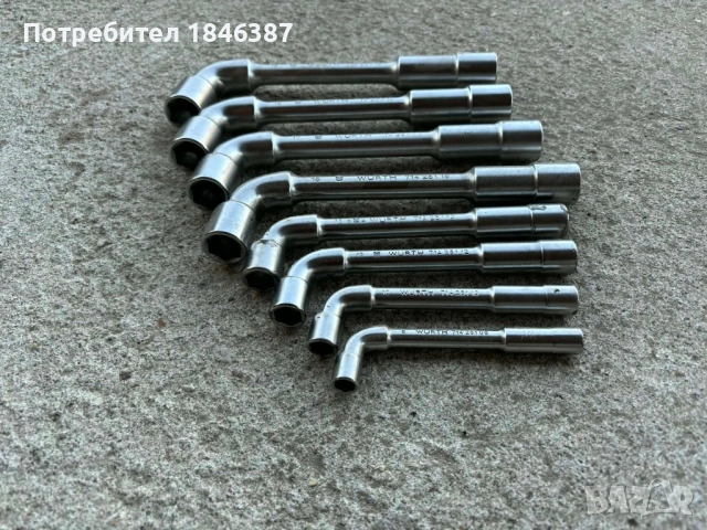 Г образни проходни ключове Wurth Germany, снимка 3 - Ключове - 54022629