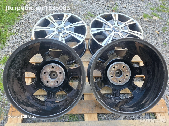 Лети джанти 17ки 5х118 Borbet, снимка 9 - Гуми и джанти - 54719850