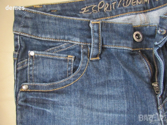 Дънкови бермуди ESPRIT, размер 36, снимка 3 - Къси панталони и бермуди - 54769391