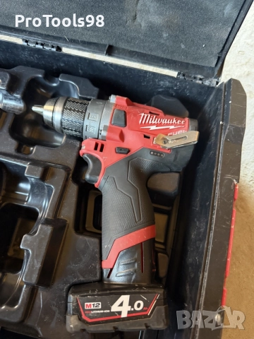 Milwaukee Fuel M12 безчетков винтоверт, снимка 3 - Винтоверти - 55427536