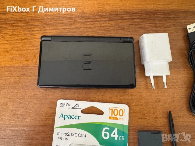 Nintendo DS lite с R4 + 64gb карта с много игри , снимка 3 - Nintendo конзоли - 54113392