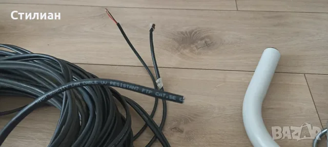 LAN кабел FTP Cat.5e, 8 провод., 2x0.75mm2, снимка 2 - Друга електроника - 55500413