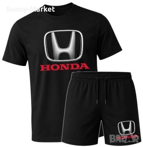 Спортен екип компллект тениска + къси панталони ХОНДА / HONDA 