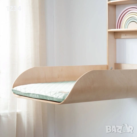 Стенен рафт за повиване от формовано дърво, снимка 5 - Други стоки за дома - 53950822