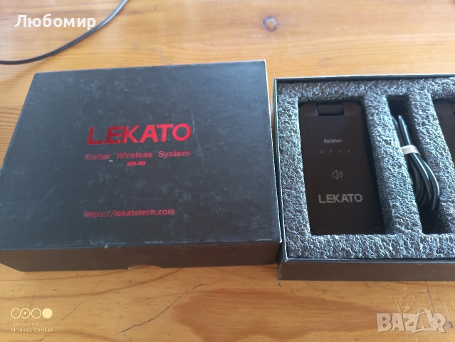 LEKATO WS-90 Безжична китарна система 5.8 GHz Безжичен предавател за китара , снимка 8 - Китари - 54819306