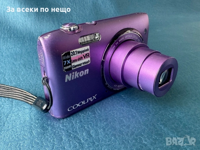 Цифров фотоапарат Nicon Coolpix S3500 ,  20.1MP , 7х оптичен зум, снимка 14 - Фотоапарати - 54503692