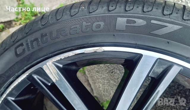Продавам 1бр.оригинална 19-ка джанта с лятна гума за Пасат Alltrack , снимка 2 - Гуми и джанти - 54368432
